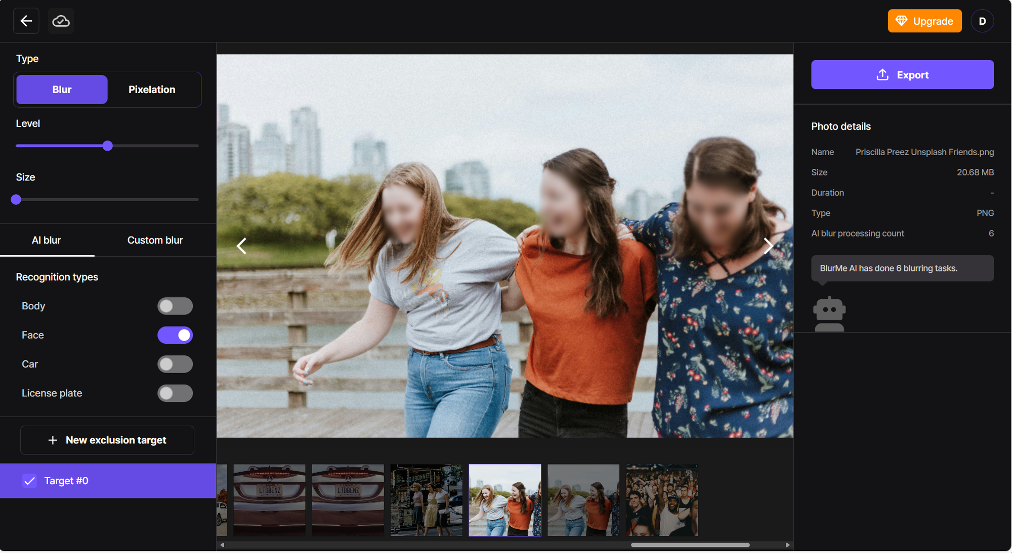 BlurMe tutorial showing how to instantly blur faces and video backgrounds using AI-powered editing tools online