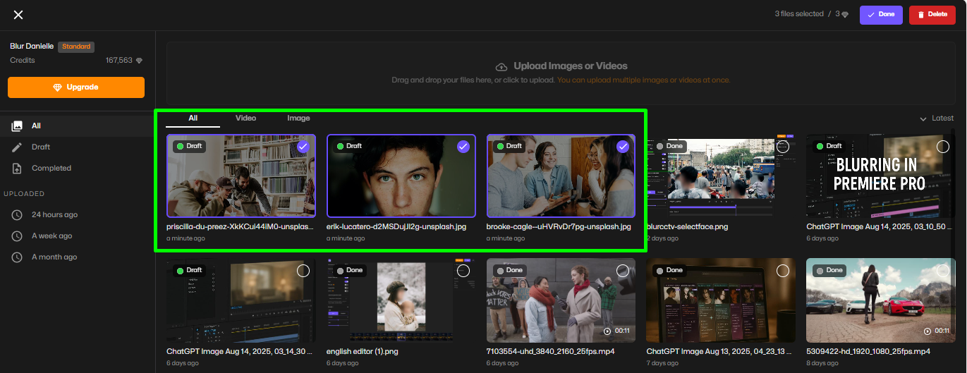 Uploading and converting AVIF file to JPG.