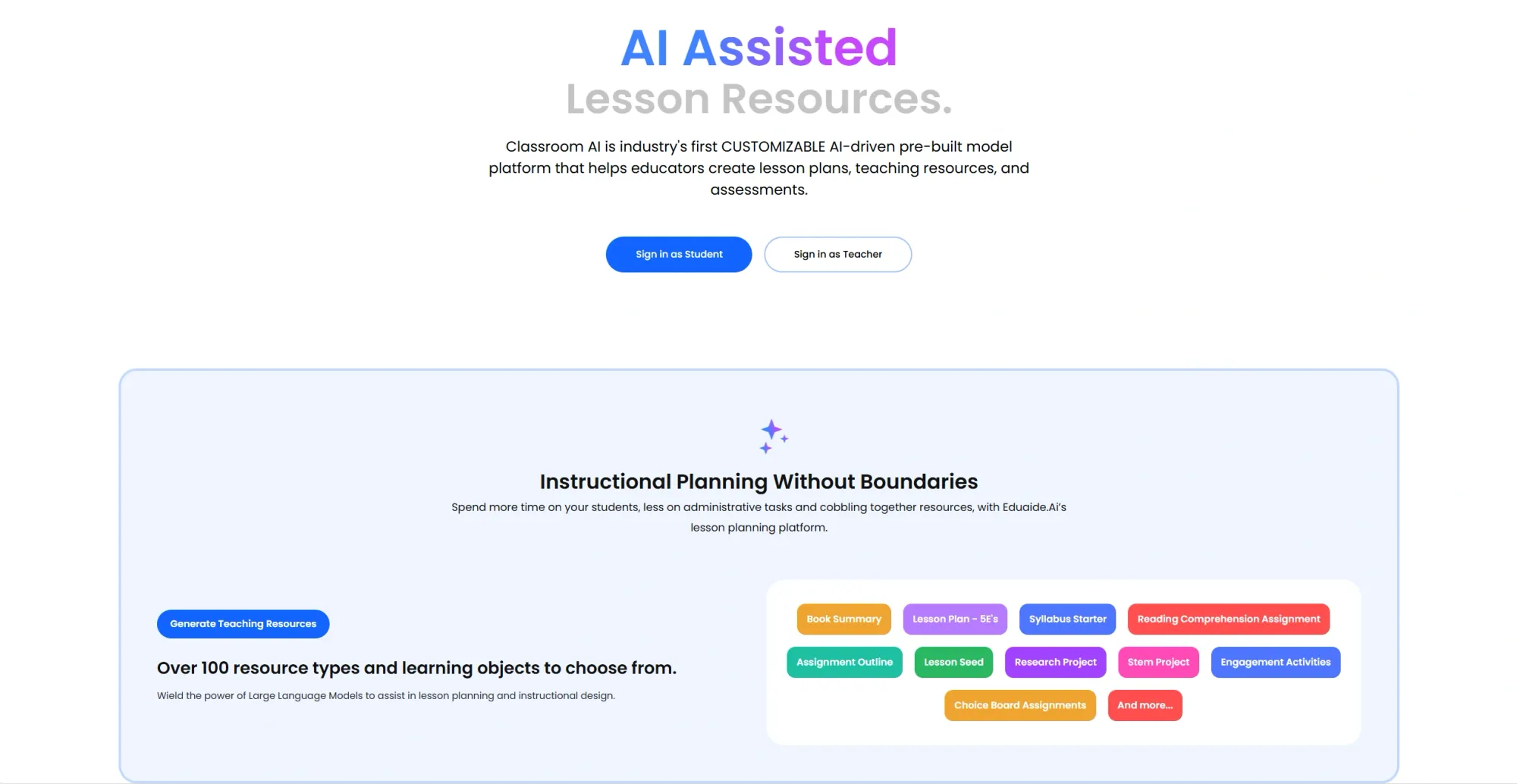 Top AI management tool for classrooms.