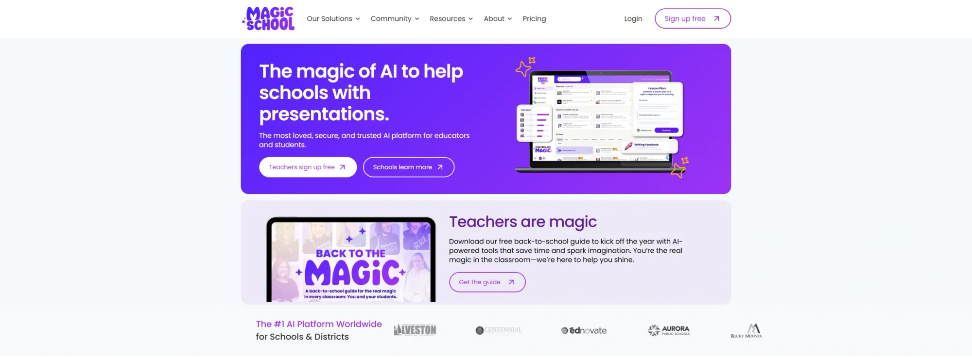 Top AI personalized learning tool for teachers.