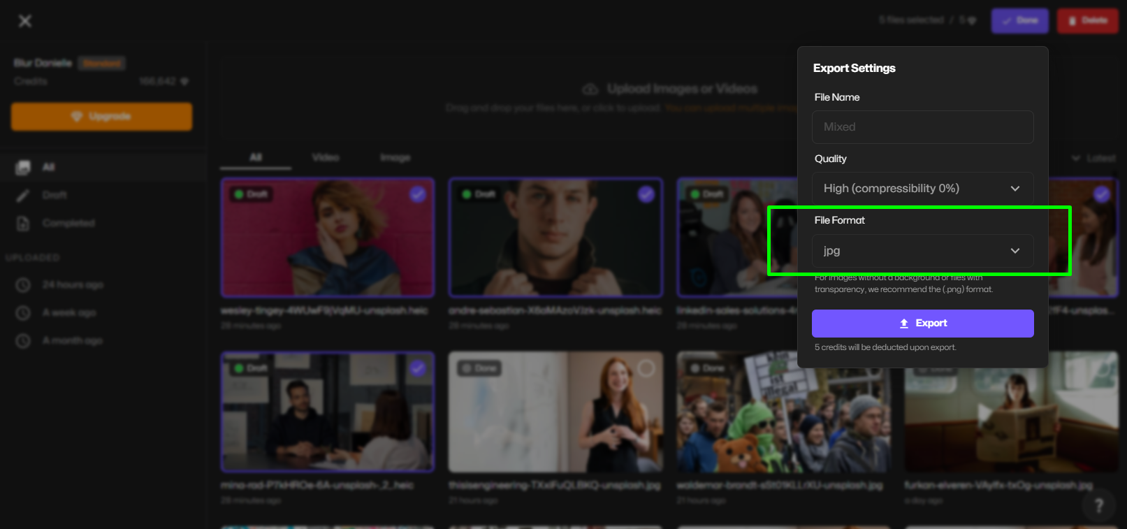 Image converter converting images