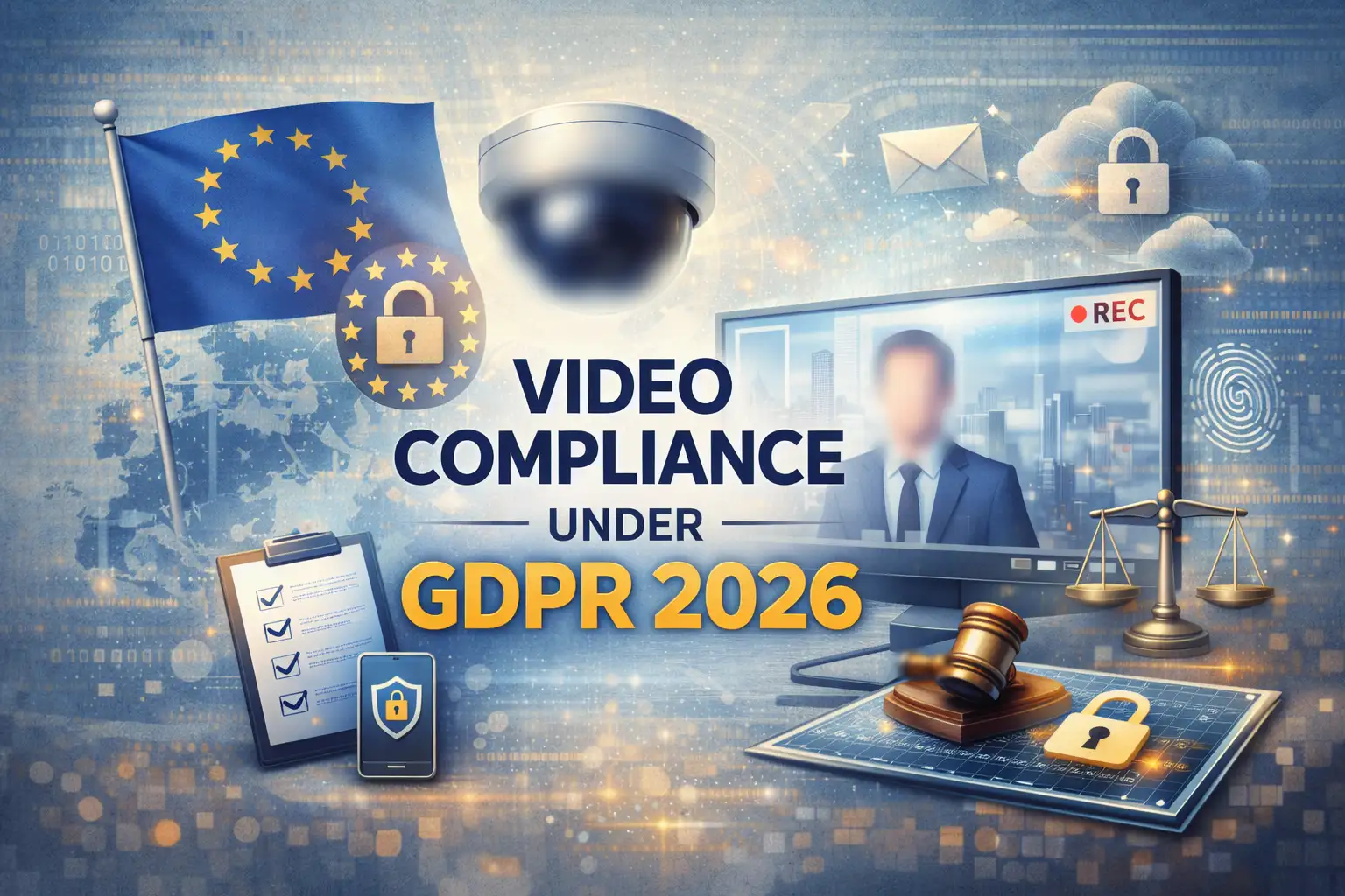 GDPR 비디오 준수를 보장하기 위해 비디오에 마스킹을 적용하는 AI 편집 소프트웨어의 BlurMe 전문 인터페이스.